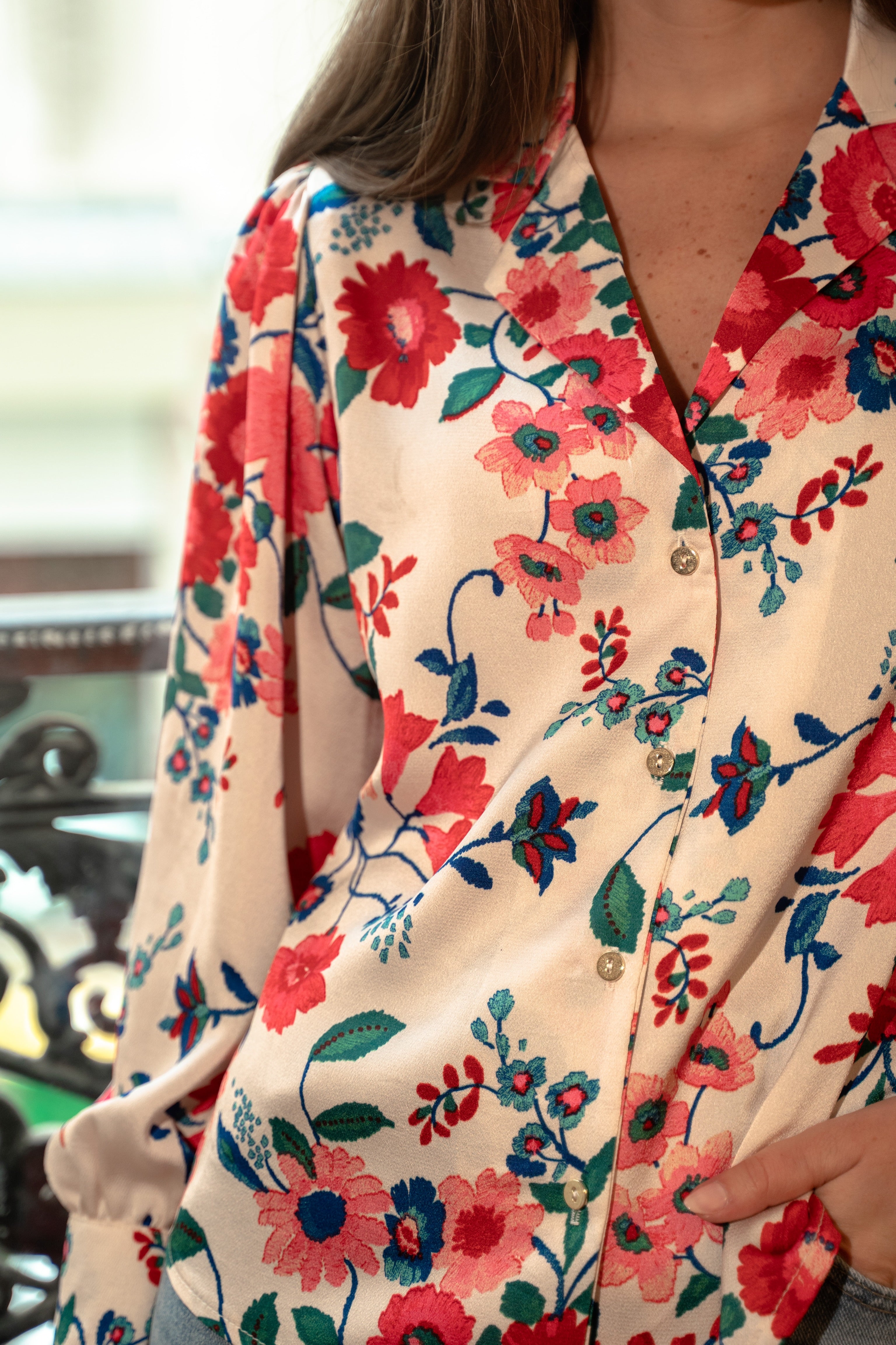 Chemise fleurie Sofia