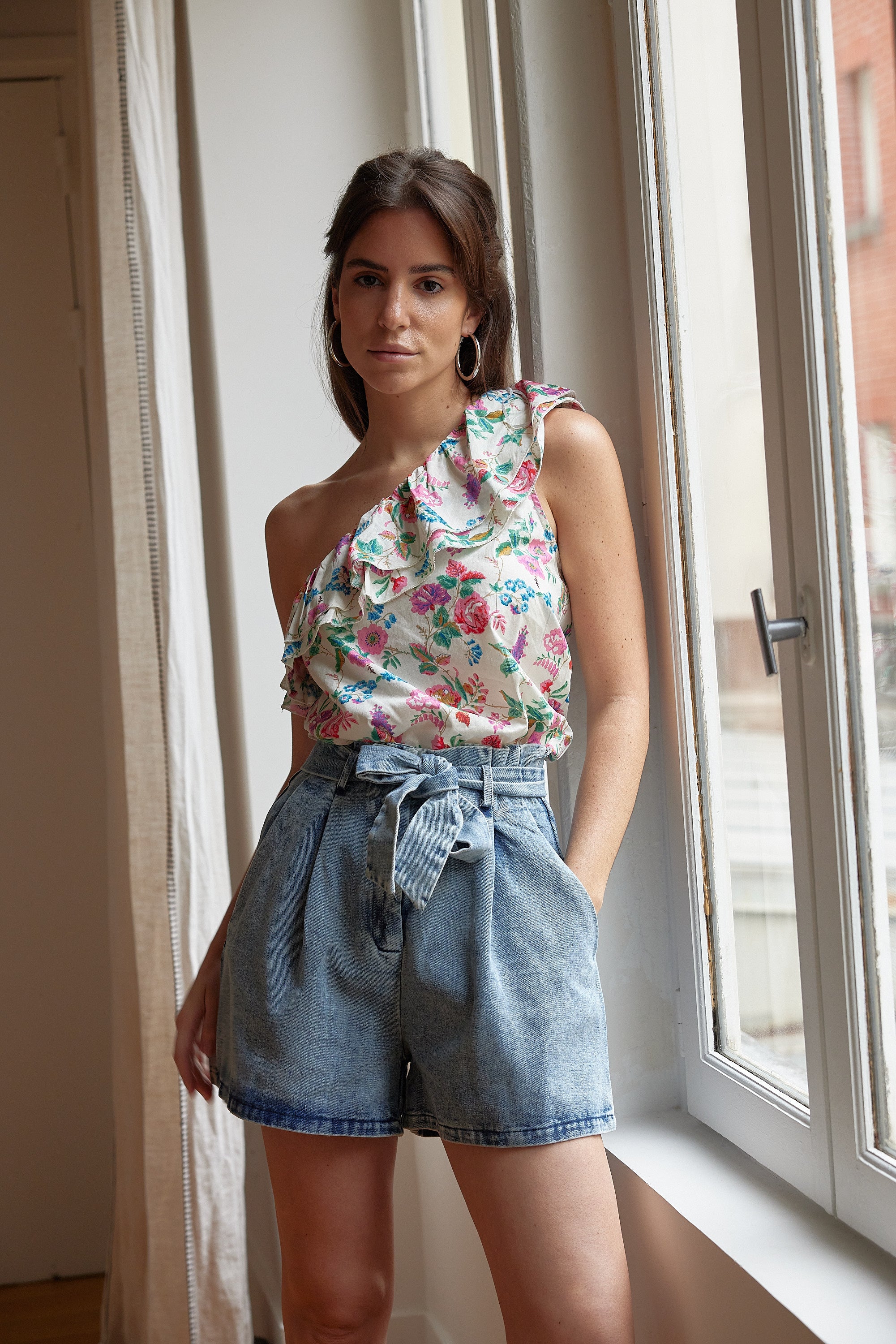 Top fleuri Alya
