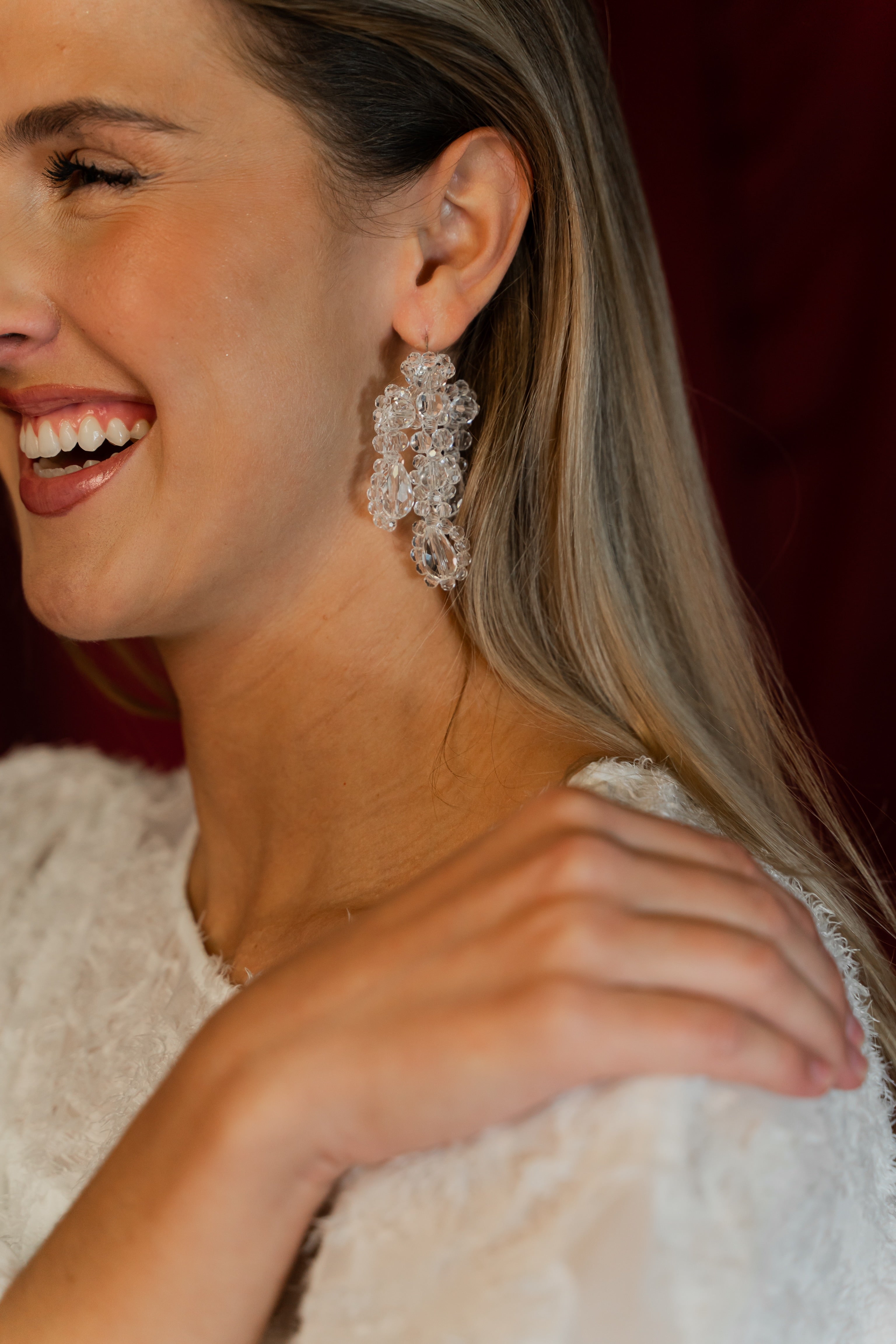Boucle D'oreilles SADA Transparent