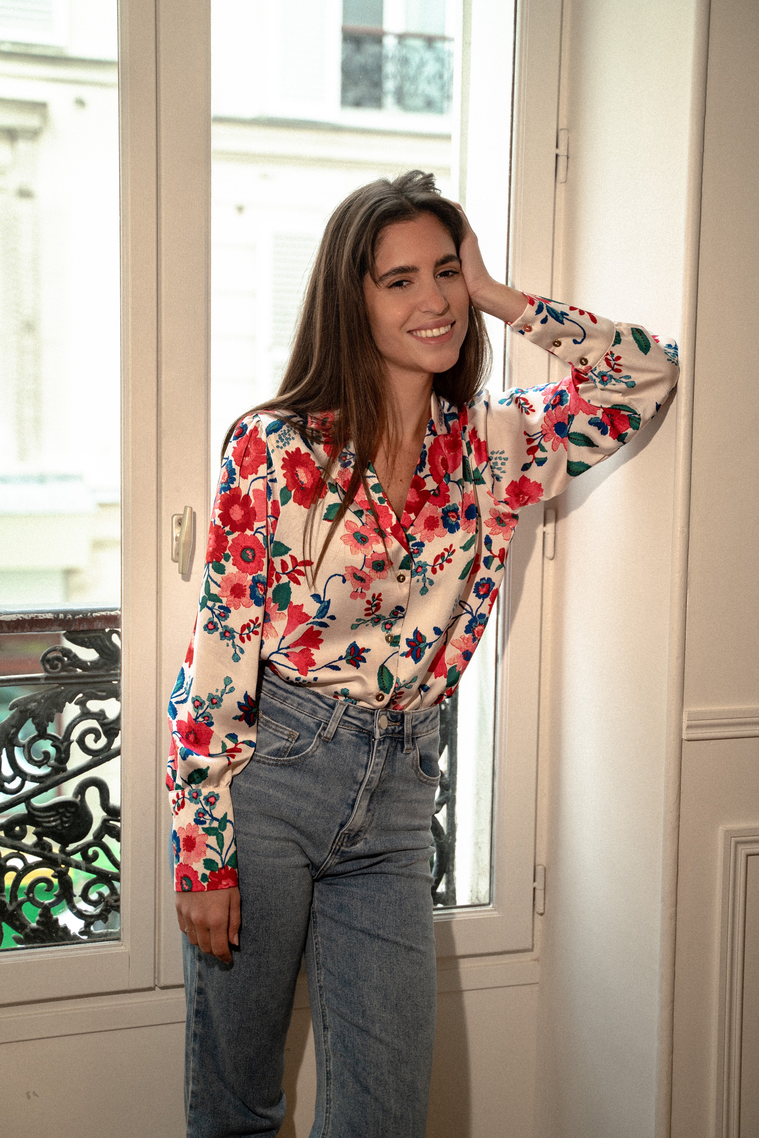 Chemise fleurie Sofia