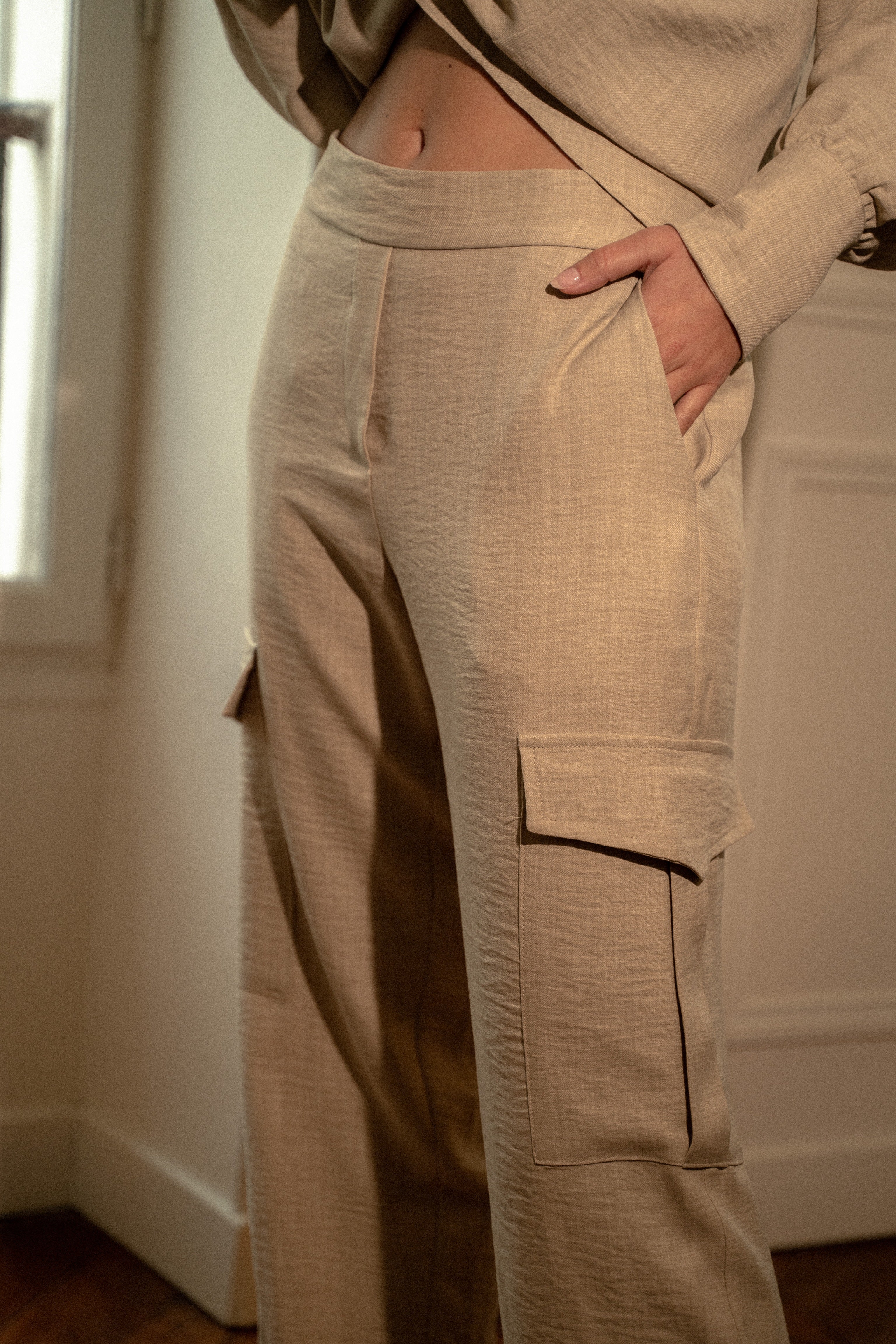 Pantalon beige ROMA