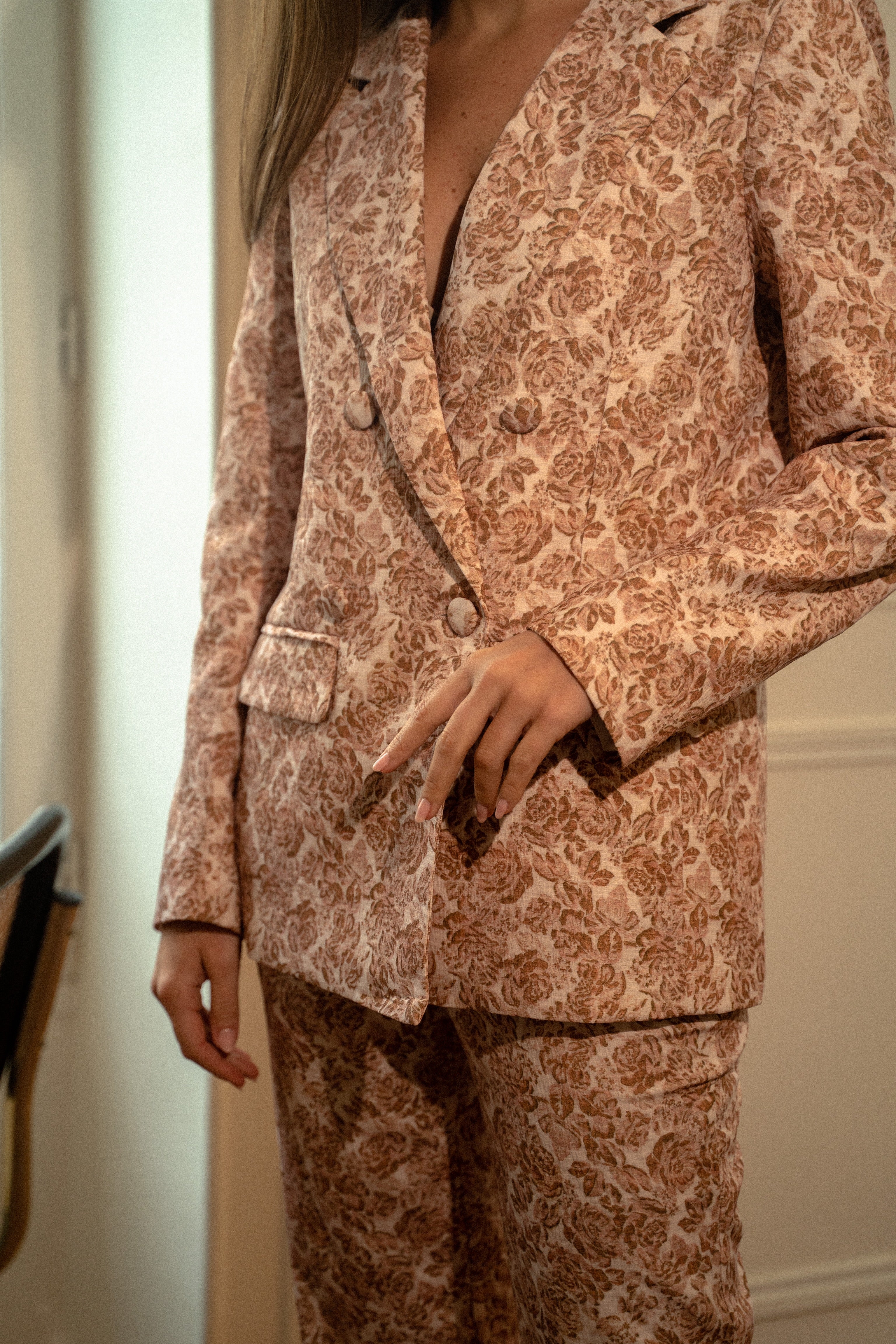 Blazer fleuri Lisboa